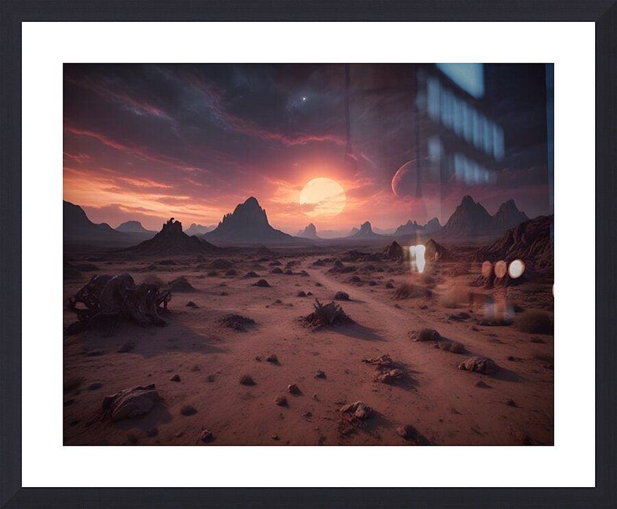 Cosmic Realms 35 Picture Frame print