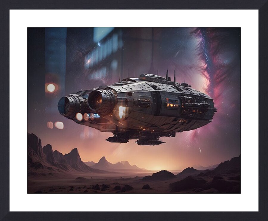 Cosmic Realms 36 Picture Frame print