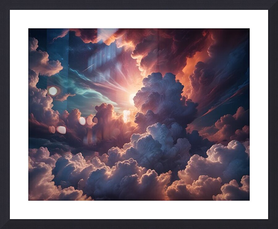 Cosmic Realms 53 Picture Frame print