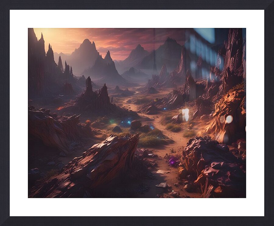 Cosmic Realms 73 Picture Frame print