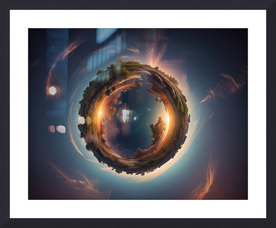 Cosmic Realms 15 Picture Frame print