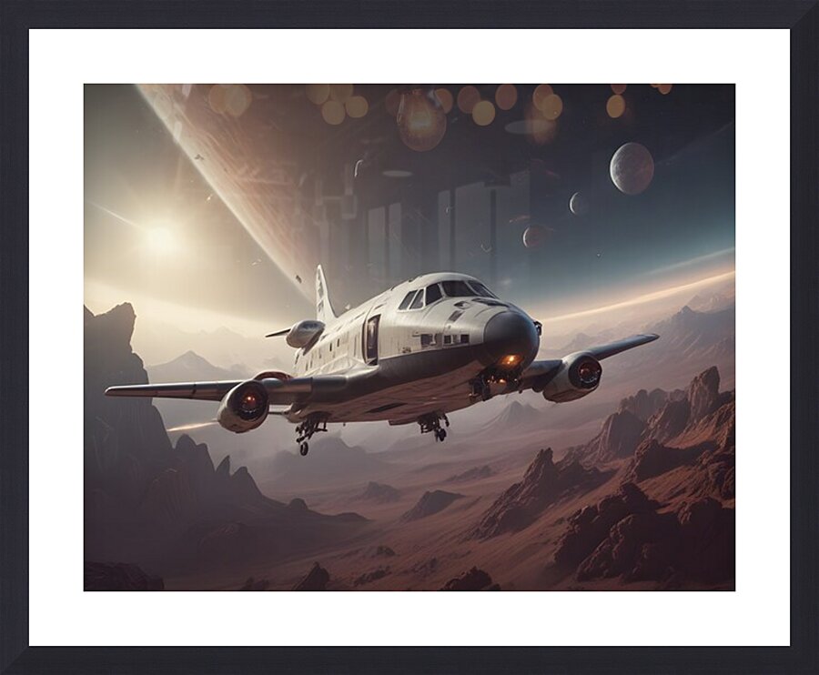 Cosmic Realms 21 Picture Frame print