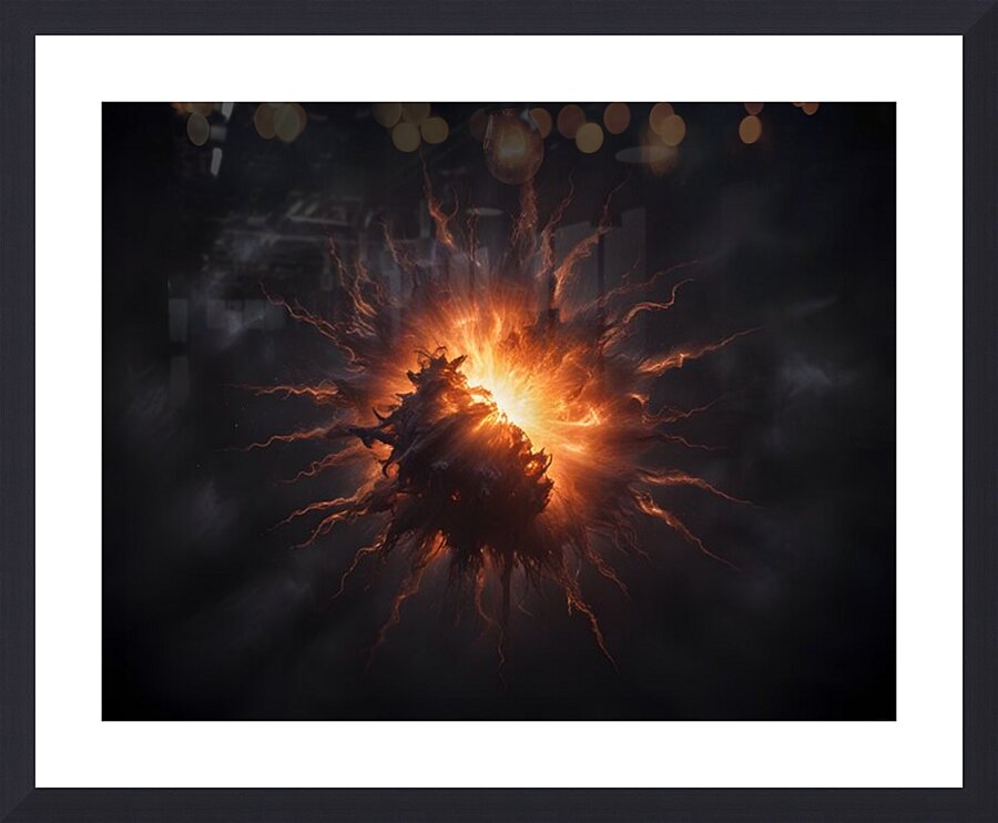Cosmic Realms 22 Picture Frame print