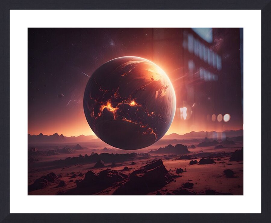 Cosmic Realms 24 Picture Frame print