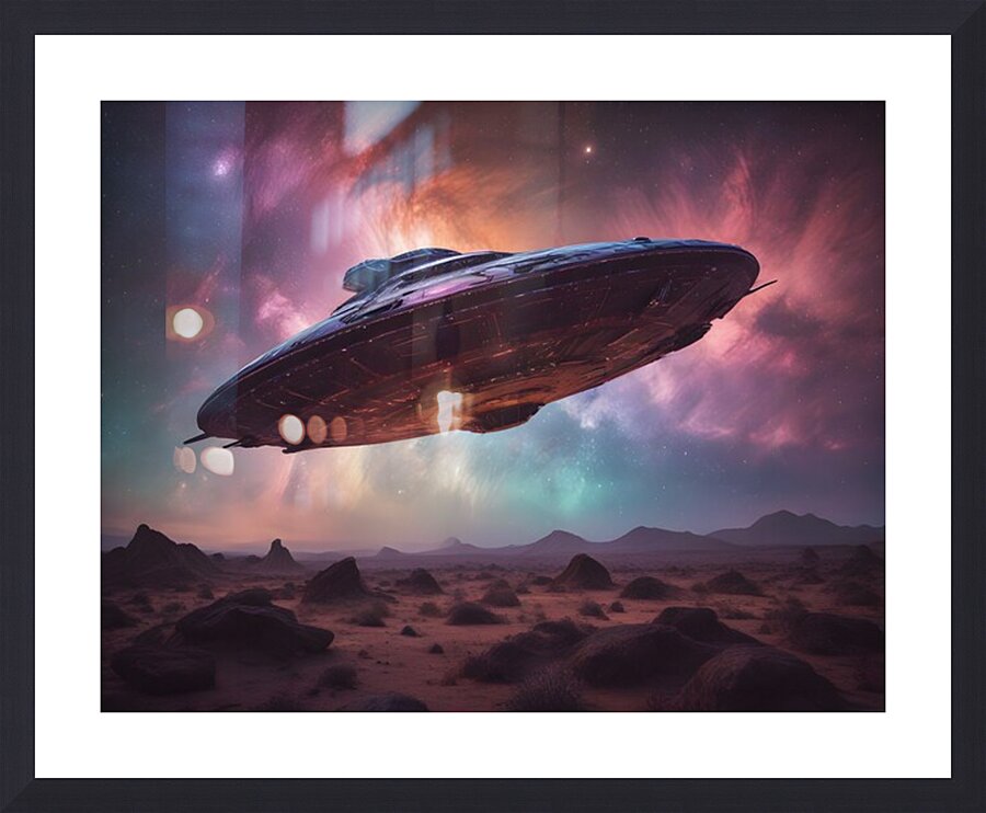 Cosmic Realms 28 Picture Frame print