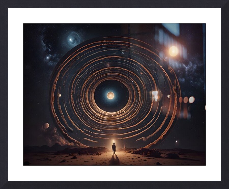 Cosmic Realms 45 Picture Frame print