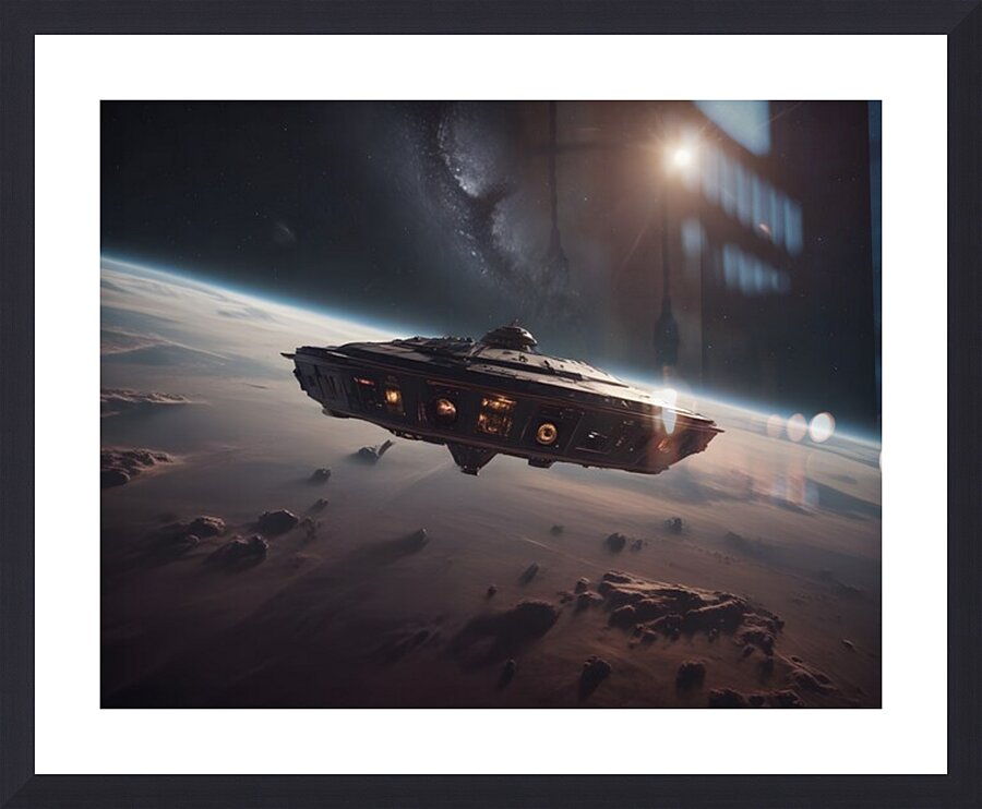 Cosmic Realms 47 Picture Frame print