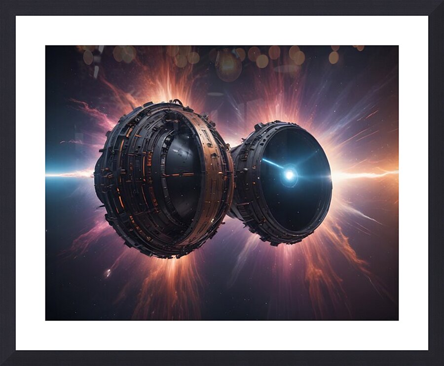 Cosmic Realms 55 Picture Frame print