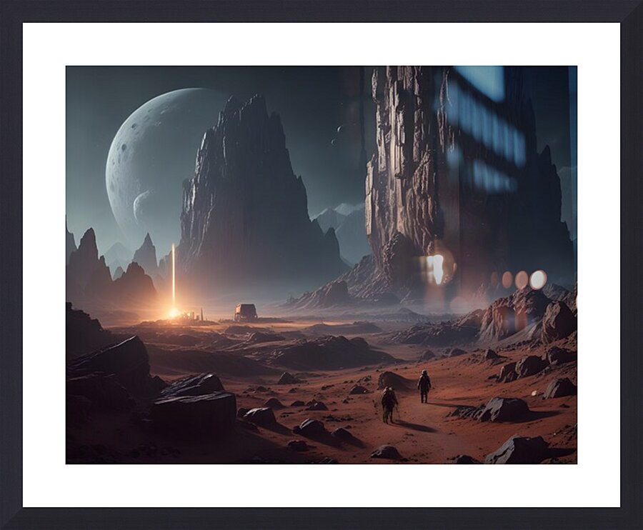 Cosmic Realms 66 Picture Frame print