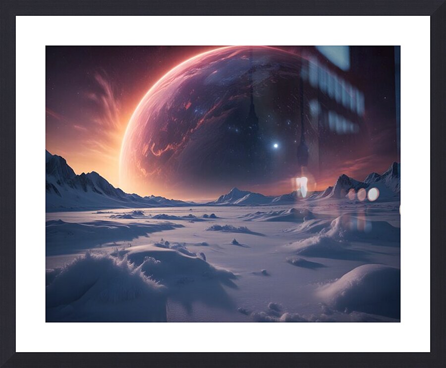 Cosmic Realms 75 Picture Frame print