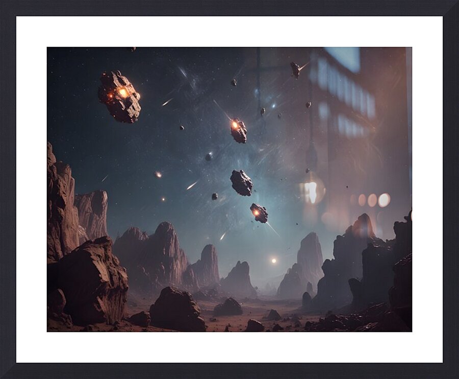 Cosmic Realms 10 Picture Frame print