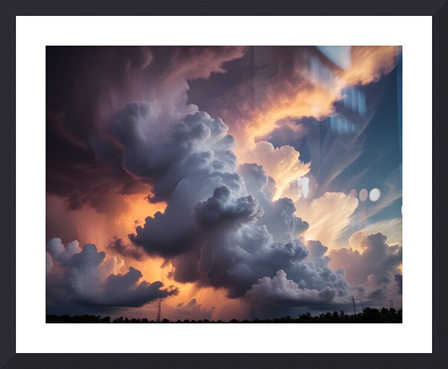 Cosmic Realms 12 Picture Frame print