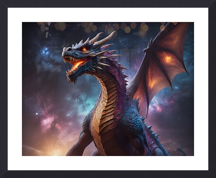 Cosmic Realms 13 Picture Frame print