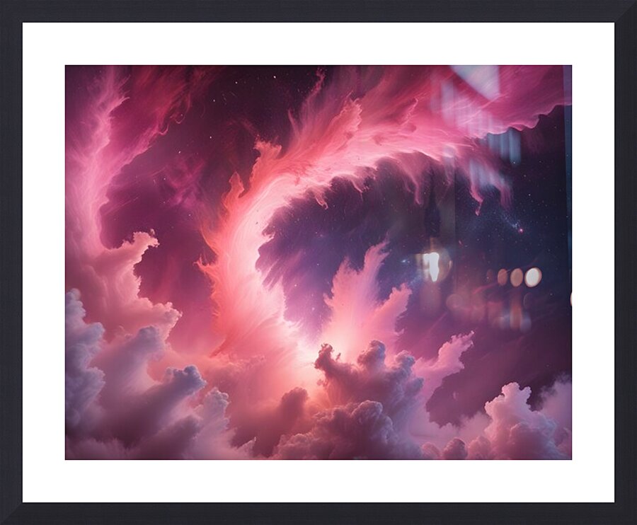 Cosmic Realms 15 Picture Frame print