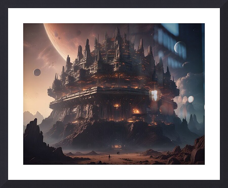 Cosmic Realms 21 Picture Frame print