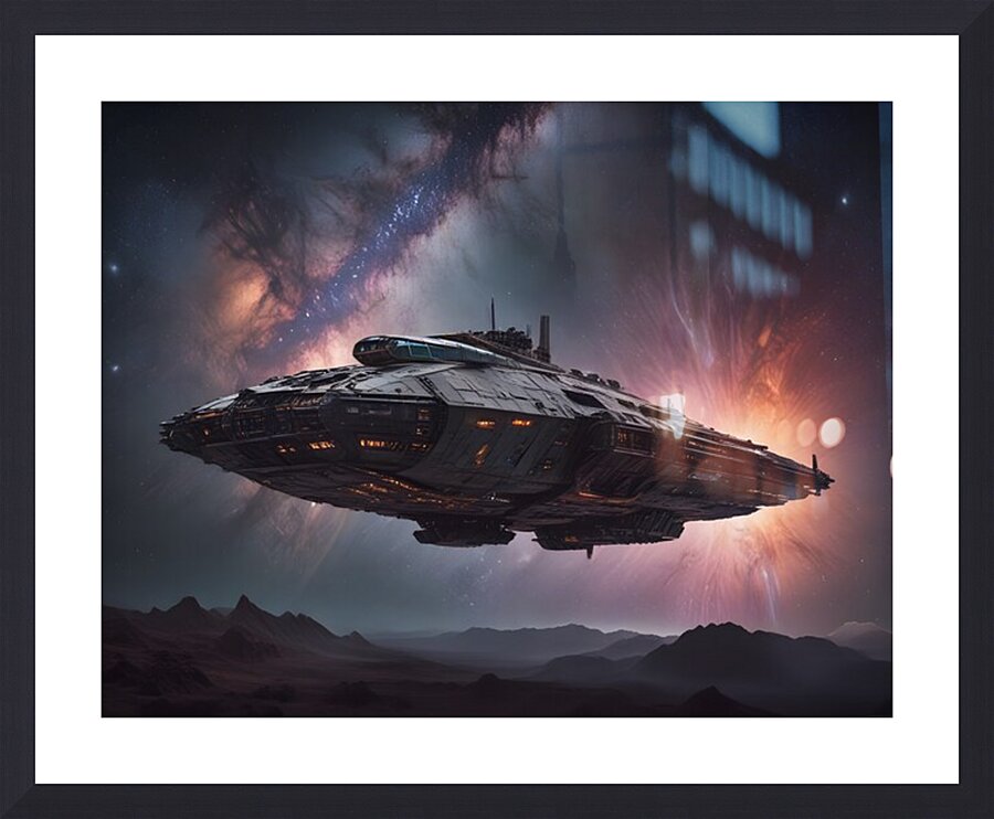 Cosmic Realms 51 Picture Frame print