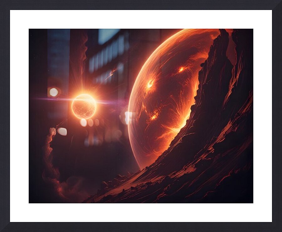 Cosmic Realms 52 Picture Frame print