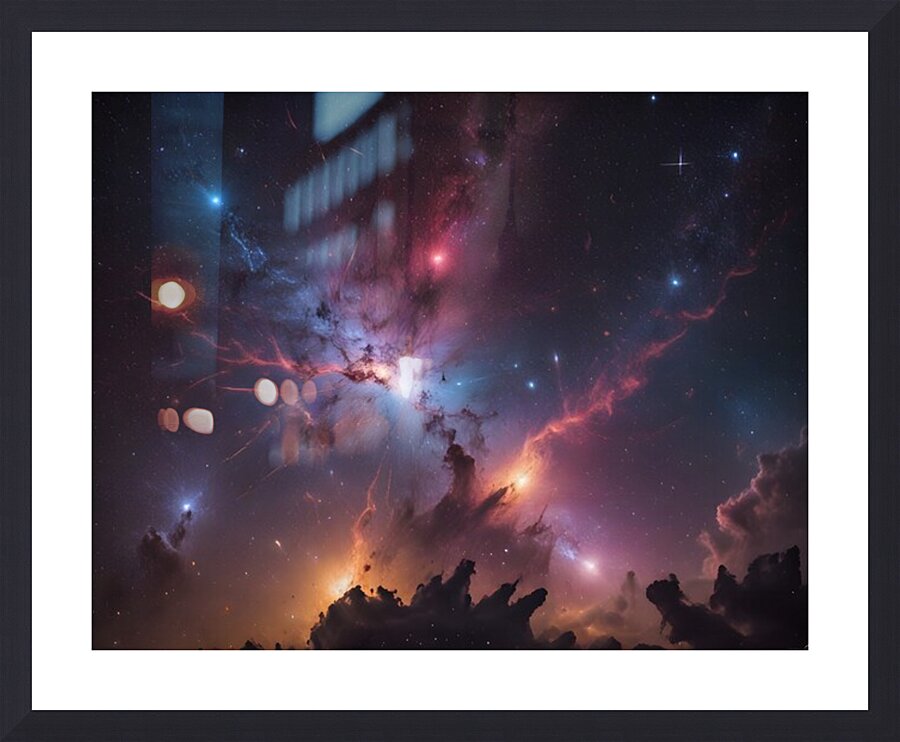 Cosmic Realms 53 Picture Frame print