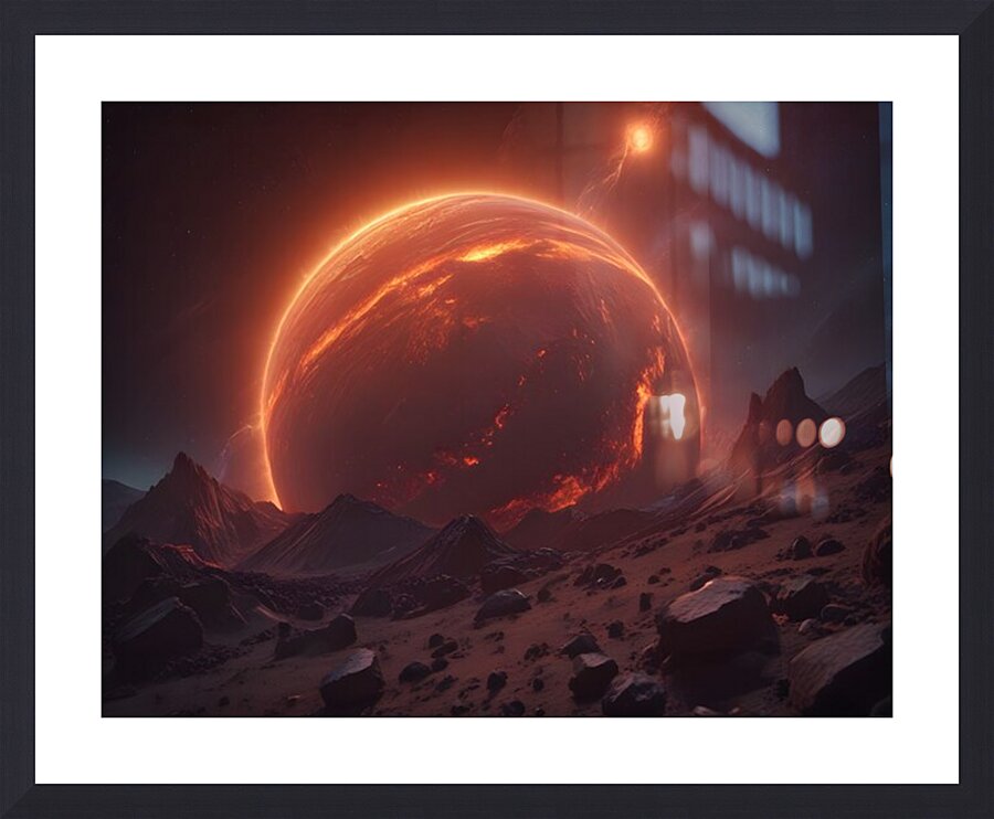 Cosmic Realms 60 Picture Frame print