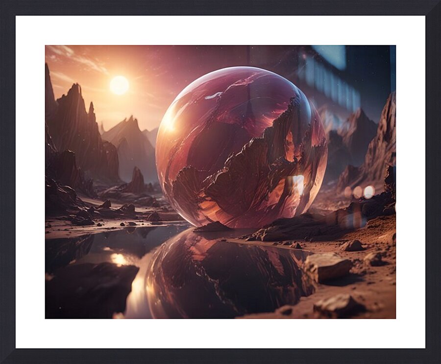 Cosmic Realms 3 Picture Frame print