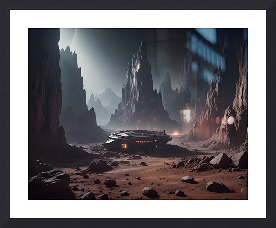 Cosmic Realms 15 Picture Frame print