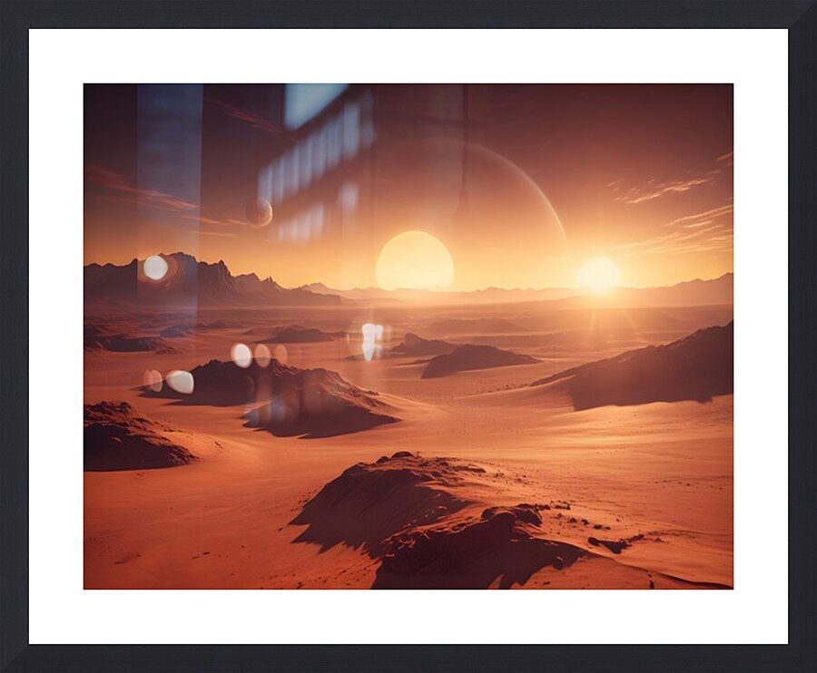 Cosmic Realms 25 Picture Frame print