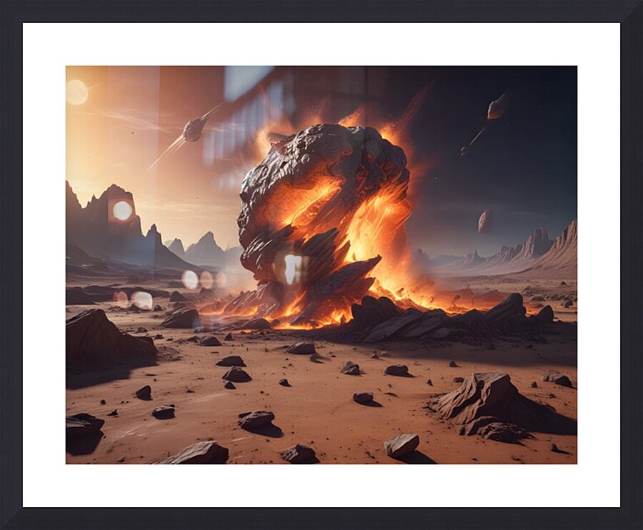 Cosmic Realms 29 Picture Frame print