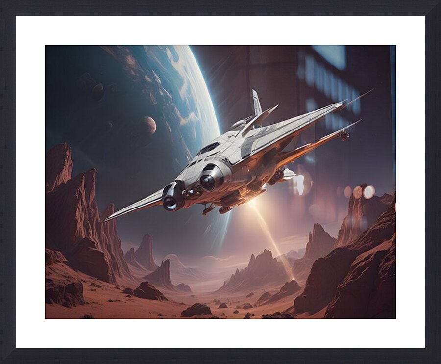Cosmic Realms 45 Picture Frame print