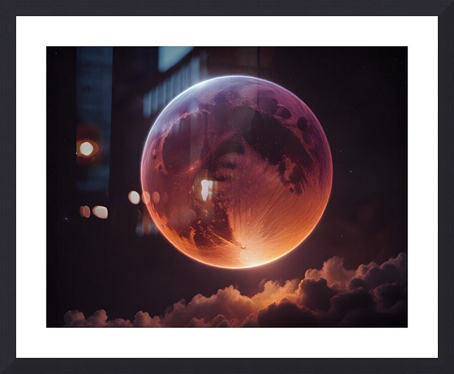 Cosmic Realms 3 Picture Frame print