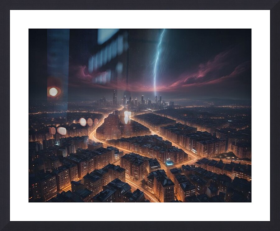 Cosmic Realms 7 Picture Frame print