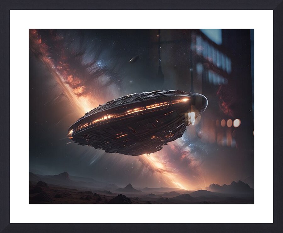 Cosmic Realms 22 Picture Frame print