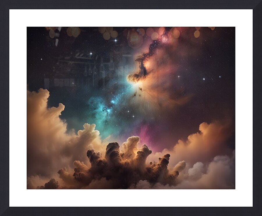 Cosmic Realms 35 Picture Frame print