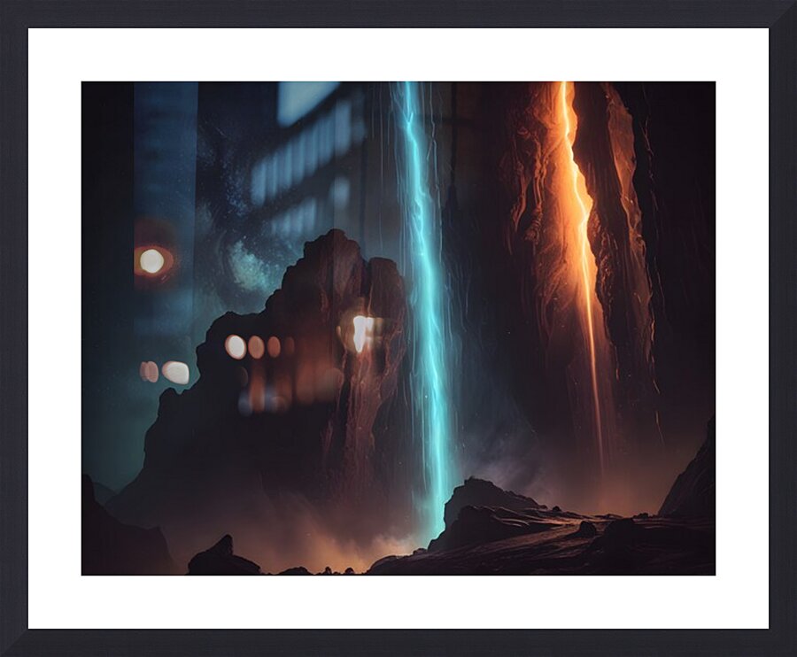 Cosmic Realms 40 Picture Frame print