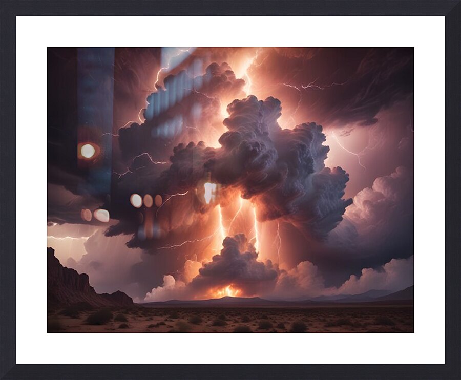 Cosmic Realms 45 Picture Frame print