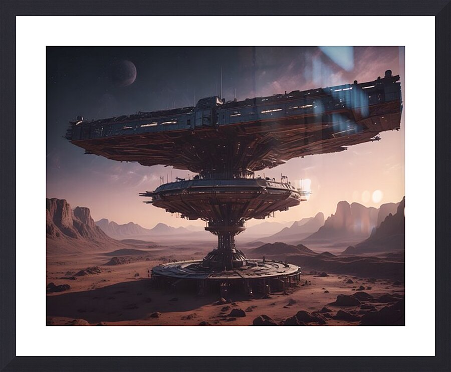 Cosmic Realms 72 Picture Frame print