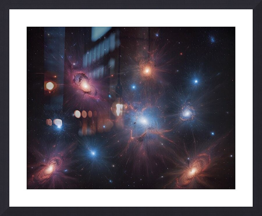 Cosmic Realms 14 Picture Frame print