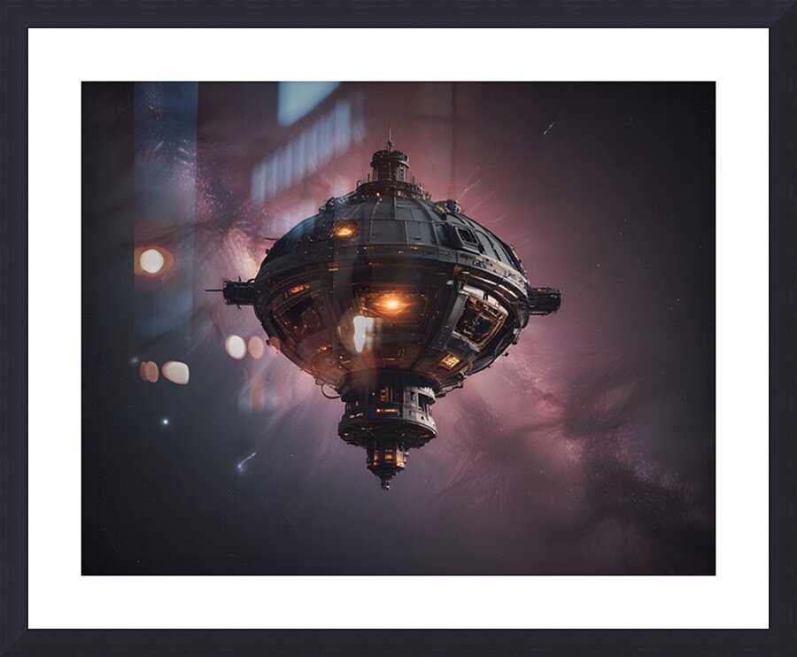 Cosmic Realms 18 Picture Frame print