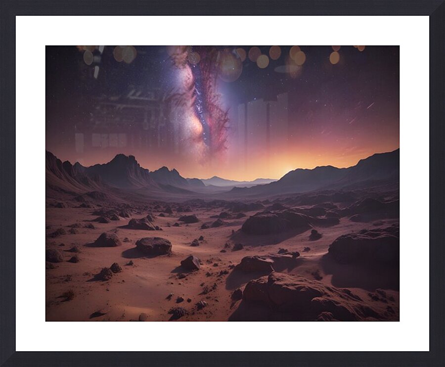 Cosmic Realms 31 Picture Frame print