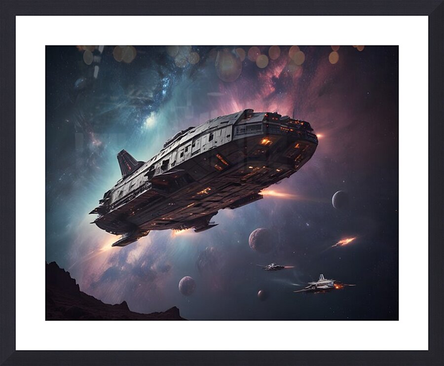 Cosmic Realms 66 Picture Frame print