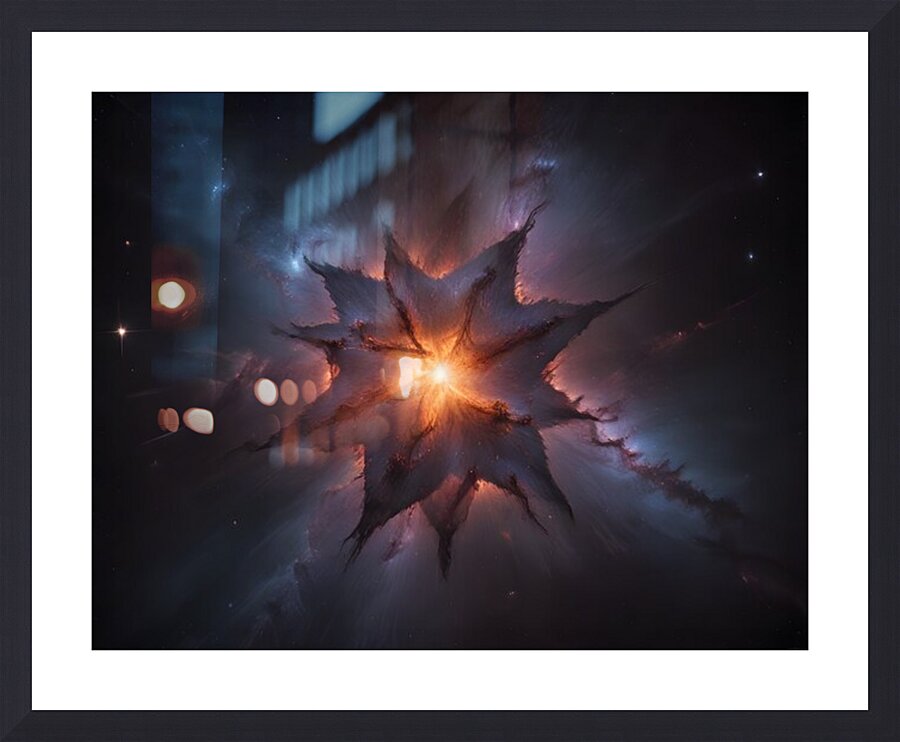Cosmic Realms 3 Picture Frame print