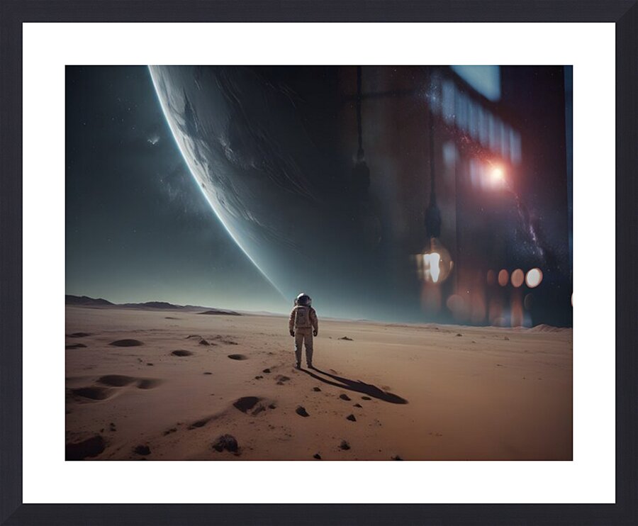 Cosmic Realms 18 Picture Frame print