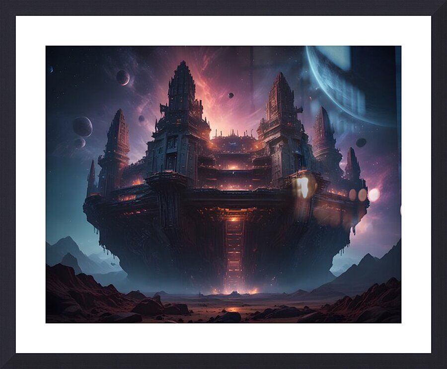 Cosmic Realms 21 Picture Frame print