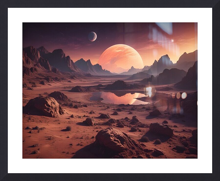 Cosmic Realms 26 Picture Frame print