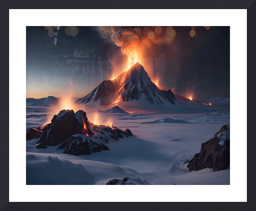 Cosmic Realms 40 Picture Frame print