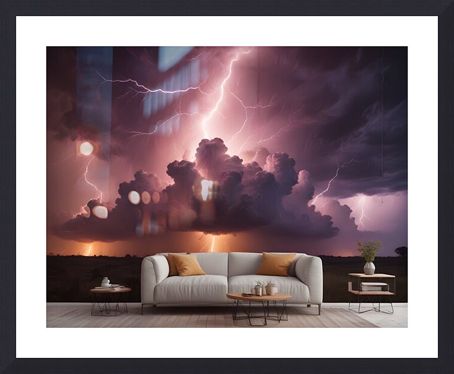 Cosmic Realms 49 Picture Frame print