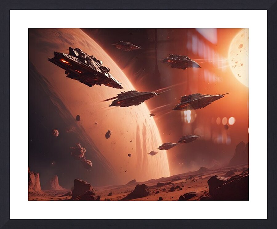Cosmic Realms 6 Picture Frame print