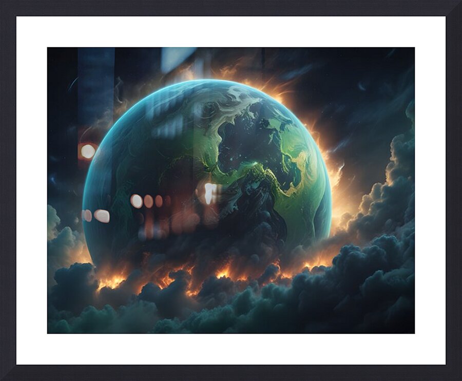 Cosmic Realms 11 Picture Frame print