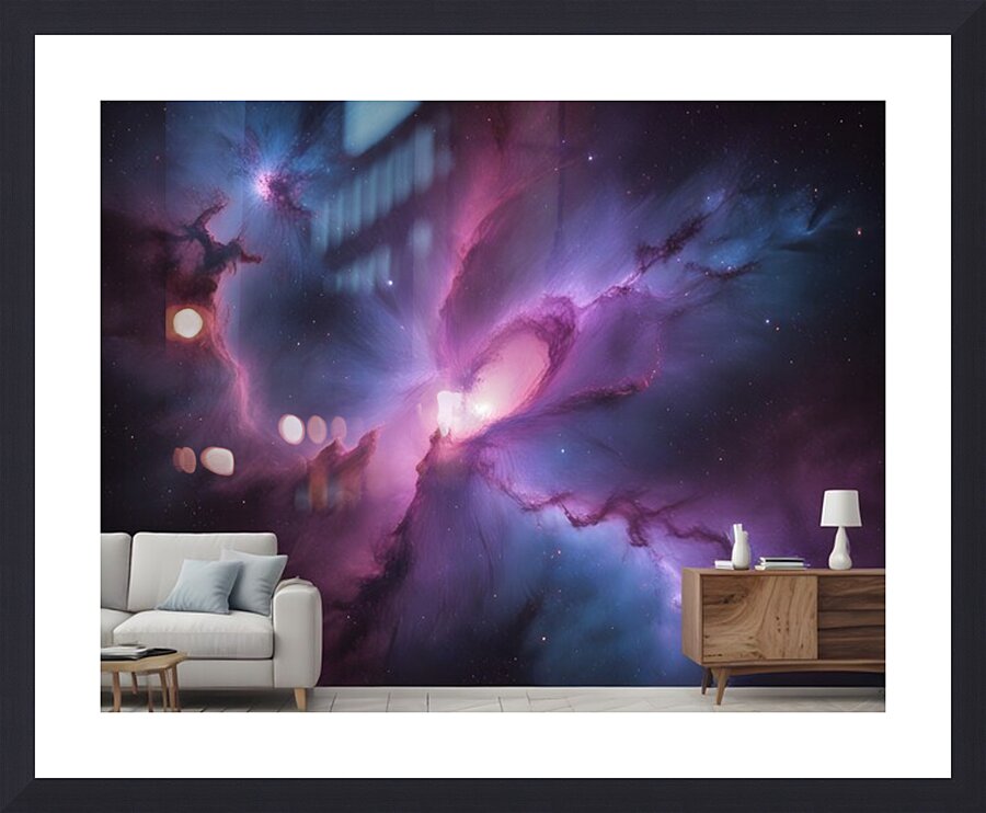 Cosmic Realms 12 Picture Frame print