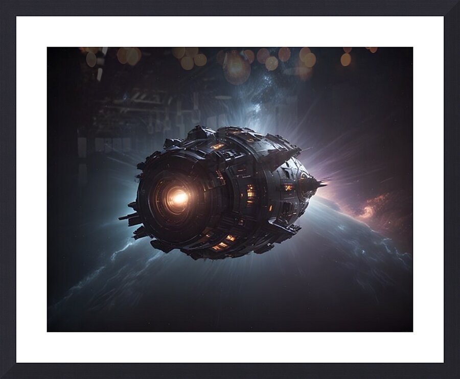 Cosmic Realms 18 Picture Frame print