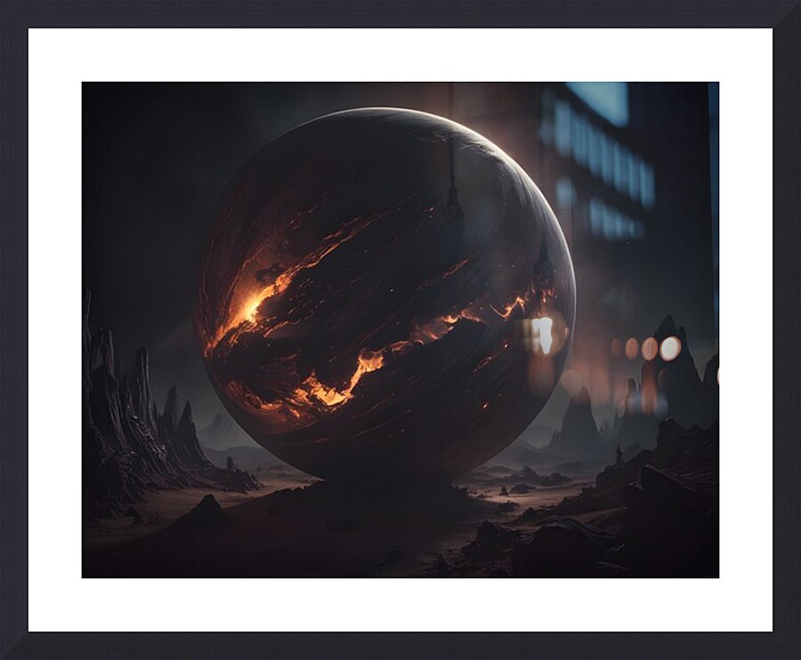 Cosmic Realms 23 Picture Frame print